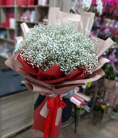Букет цветов из: Гипсофила в Никольском